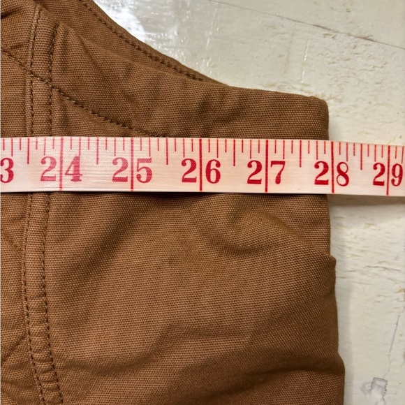 Carhartt Rugged Flex Canvas Insulated Rib Collar Vest New Size 2X 20W-22W - Picture 3 of 9